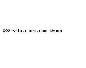 007-vibrators.com