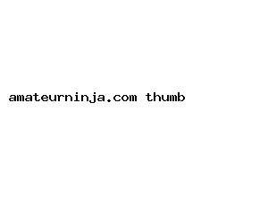 amateurninja.com