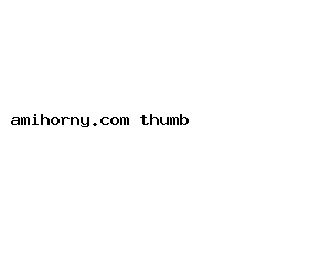 amihorny.com