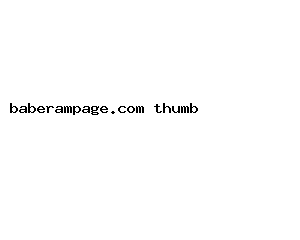 baberampage.com