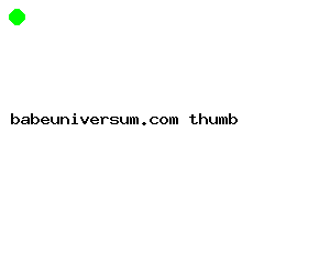 babeuniversum.com