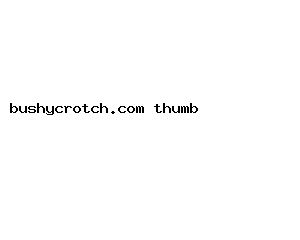 bushycrotch.com