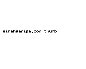 einehaarige.com