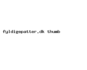 fyldigepatter.dk