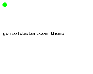 gonzolobster.com