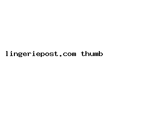 lingeriepost.com