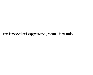 retrovintagesex.com