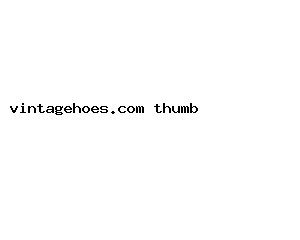 vintagehoes.com