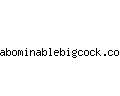 abominablebigcock.com