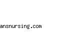 ansnursing.com