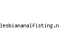 lesbiananalfisting.net