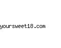 yoursweet18.com